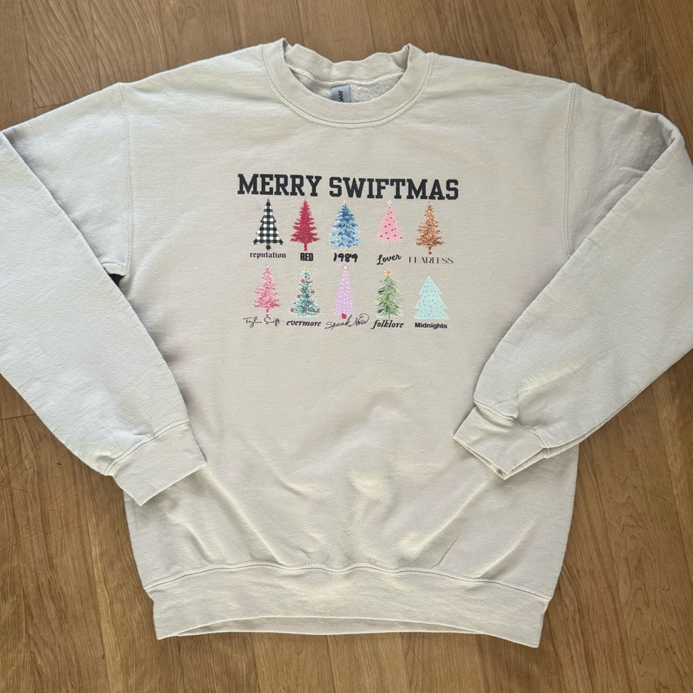 Merry Swiftmas Cream Sweater